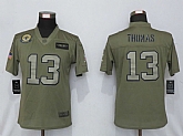 Women Nike New Orleans Saints 13 Thomas Nike Camo 2019 Salute to Service Limited Jersey,baseball caps,new era cap wholesale,wholesale hats